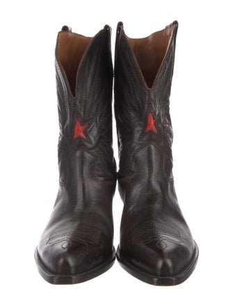 Golden Goose Leather Western Boots