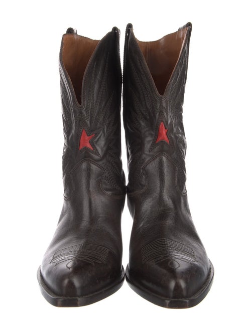 Golden Goose Leather Western Boots