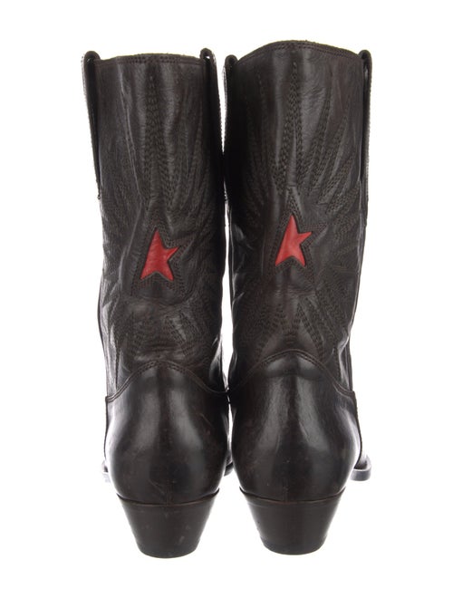 Golden Goose Leather Western Boots
