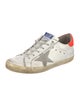 Golden Goose Leather Printed Sneakers