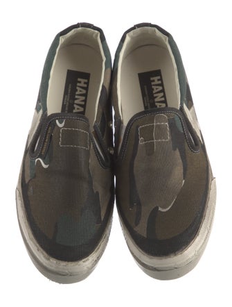Golden Goose Canvas Printed Sneakers