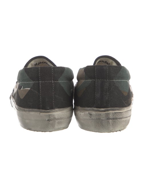 Golden Goose Canvas Printed Sneakers