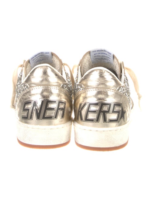 Golden Goose Glitter Colorblock Pattern Sneakers