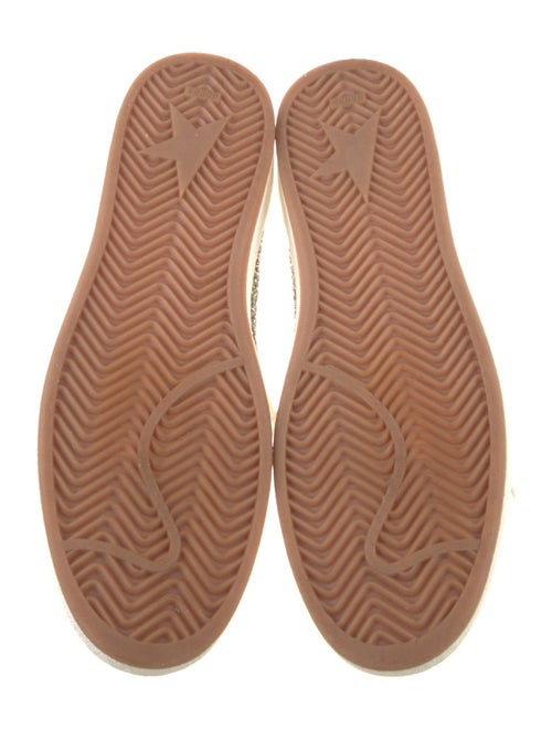 Golden Goose Glitter Colorblock Pattern Sneakers