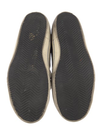 Golden Goose Leather Distressed Accents Sneakers