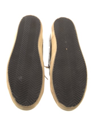 Golden Goose Leather Distressed Accents Sneakers