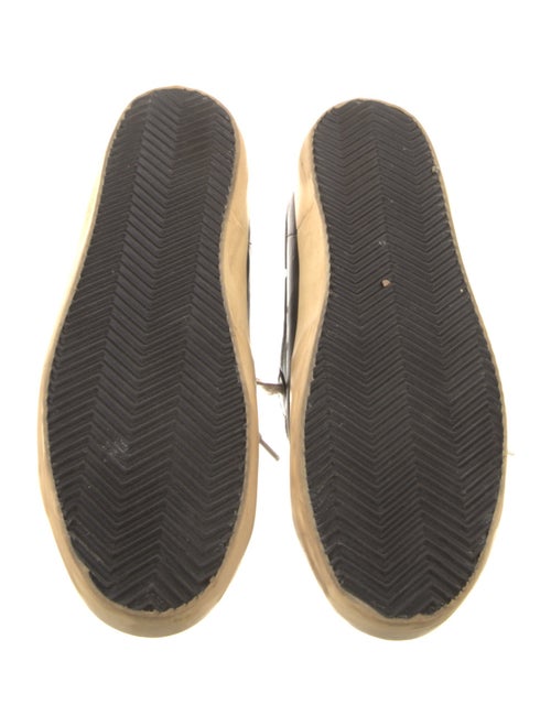 Golden Goose Leather Distressed Accents Sneakers