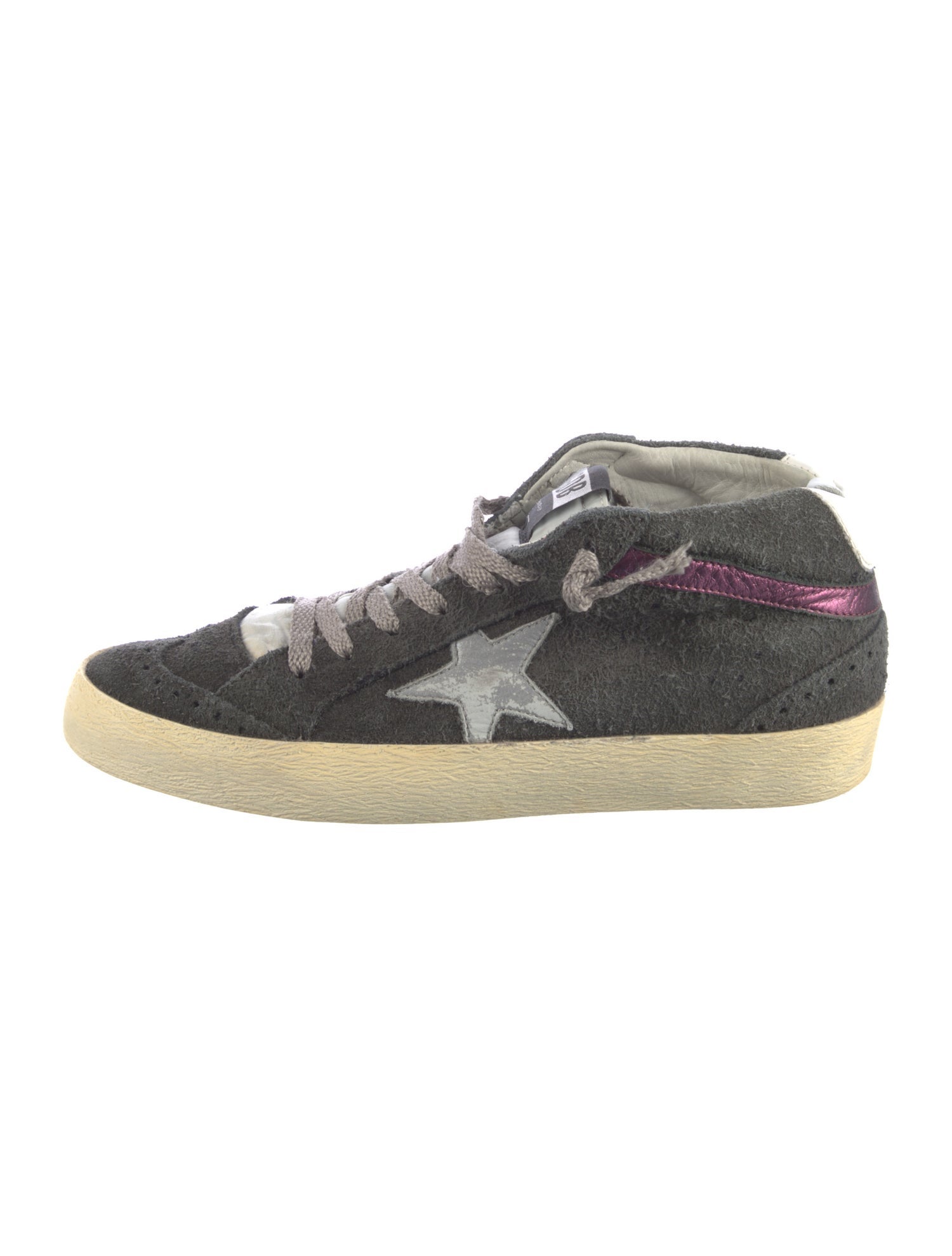 Golden Goose Suede Distressed Accents Sneakers