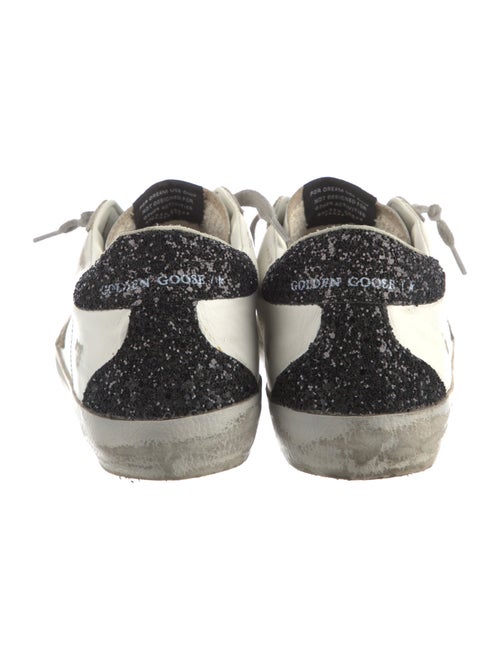 Golden Goose Leather Colorblock Pattern Sneakers