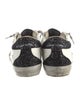 Golden Goose Leather Colorblock Pattern Sneakers