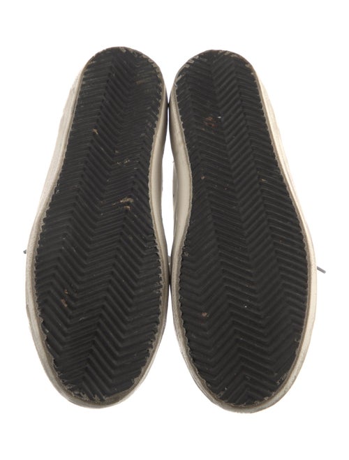 Golden Goose Leather Colorblock Pattern Sneakers