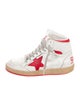 Golden Goose Leather Distressed Accents Sneakers