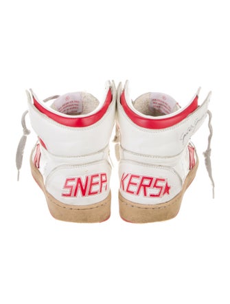 Golden Goose Leather Distressed Accents Sneakers