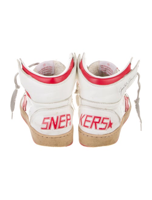 Golden Goose Leather Distressed Accents Sneakers