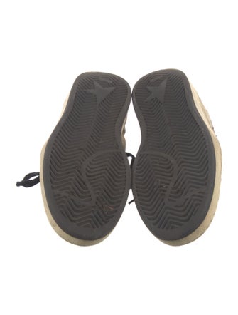 Golden Goose Suede Colorblock Pattern Sneakers