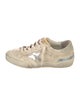 Golden Goose Leather Printed Sneakers
