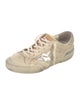 Golden Goose Leather Printed Sneakers