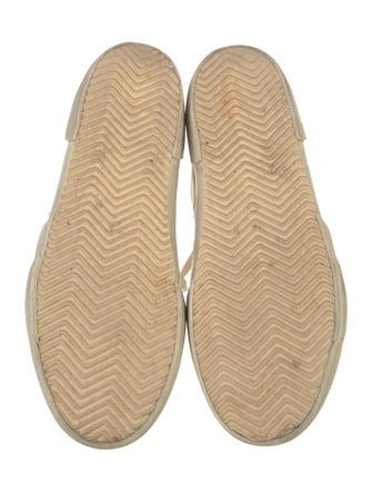 Golden Goose Leather Printed Sneakers