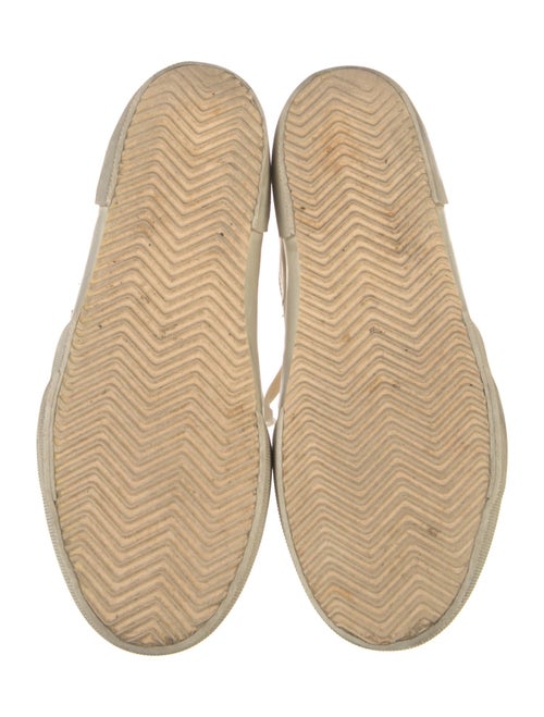 Golden Goose Leather Printed Sneakers