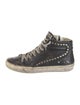 Golden Goose Leather Distressed Accents Sneakers