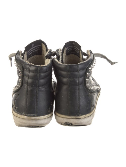 Golden Goose Leather Distressed Accents Sneakers