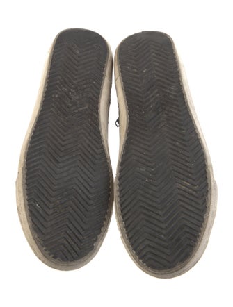Golden Goose Leather Distressed Accents Sneakers