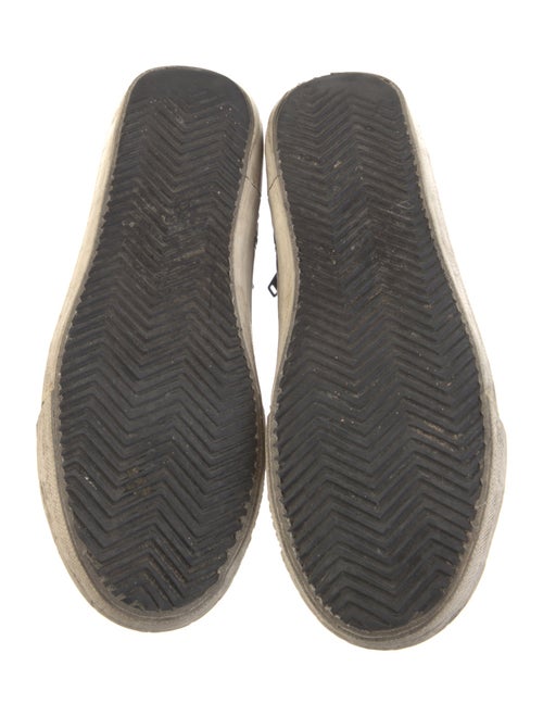 Golden Goose Leather Distressed Accents Sneakers