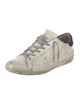 Golden Goose Leather Distressed Accents Sneakers