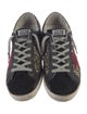 Golden Goose Leather Printed Sneakers