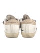 Golden Goose Leather Glitter Accents Sneakers