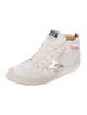 Golden Goose Leather Colorblock Pattern Sneakers
