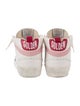 Golden Goose Leather Colorblock Pattern Sneakers
