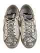 Golden Goose Leather Colorblock Pattern Sneakers