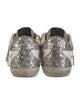 Golden Goose Leather Colorblock Pattern Sneakers