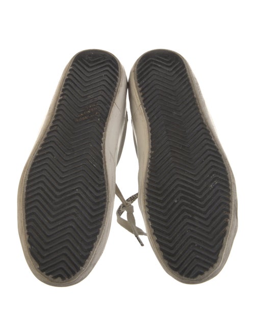 Golden Goose Leather Colorblock Pattern Sneakers