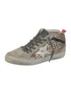 Golden Goose Suede Animal Print Sneakers