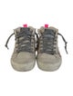 Golden Goose Suede Animal Print Sneakers
