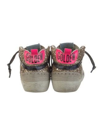 Golden Goose Suede Animal Print Sneakers