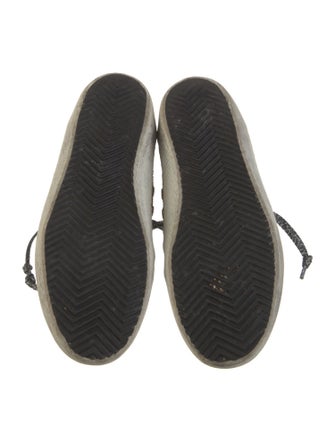 Golden Goose Suede Animal Print Sneakers