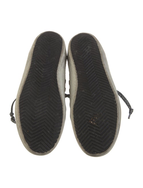 Golden Goose Suede Animal Print Sneakers