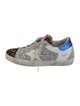Golden Goose Glitter Colorblock Pattern Sneakers