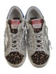 Golden Goose Glitter Colorblock Pattern Sneakers