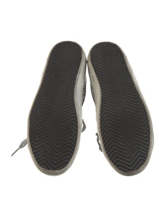 Golden Goose Glitter Colorblock Pattern Sneakers