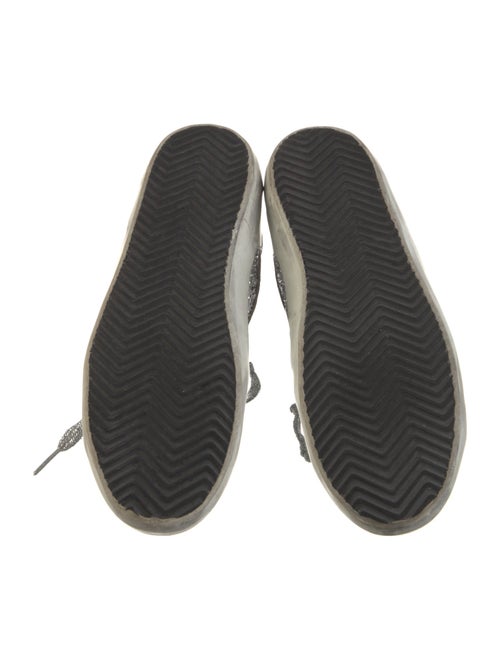 Golden Goose Glitter Colorblock Pattern Sneakers