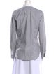 Golden Goose Striped Long Sleeve Button-Up Top