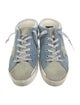 Golden Goose Denim Distressed Accents Sneakers