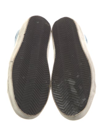 Golden Goose Denim Distressed Accents Sneakers
