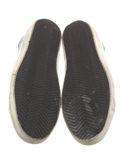 Golden Goose Denim Distressed Accents Sneakers