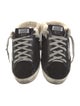 Golden Goose Glitter Fur Trim Sneakers