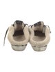 Golden Goose Glitter Fur Trim Sneakers